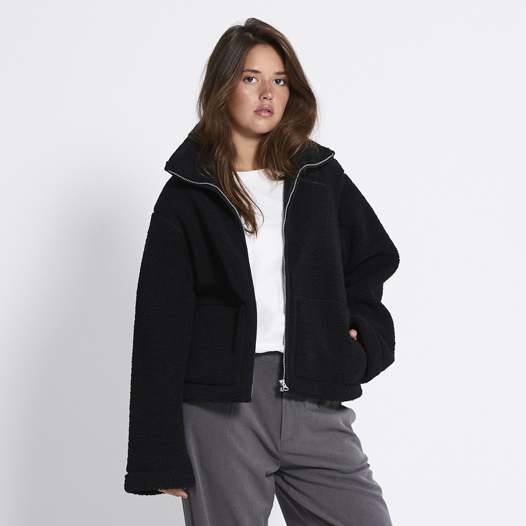 Pile jacket "Maxime" Black